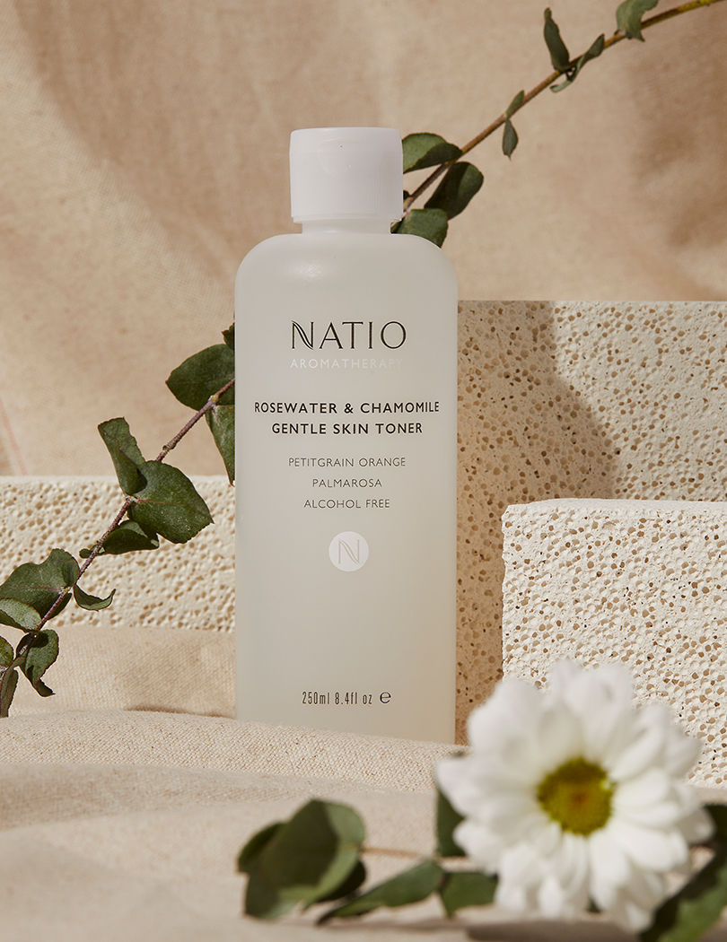 Natio Aromatherapy Rosewater And Chamomile Gentle Skin Toner, 250ml