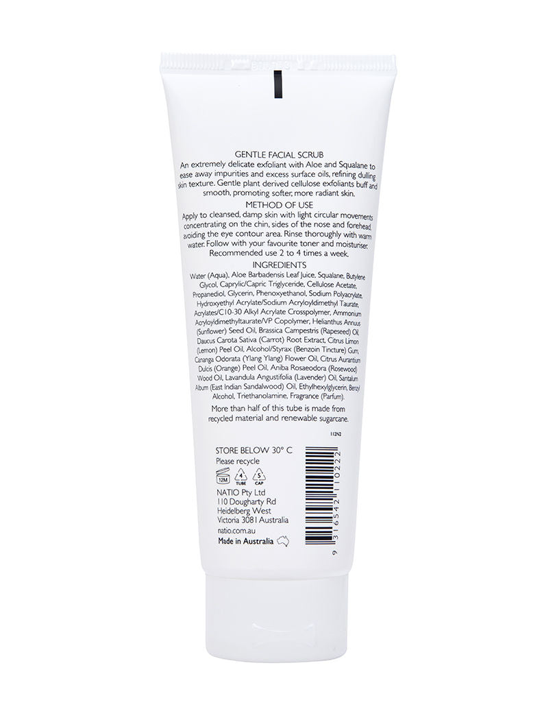 Natio Aromatherapy Gentle Facial Scrub, 100g