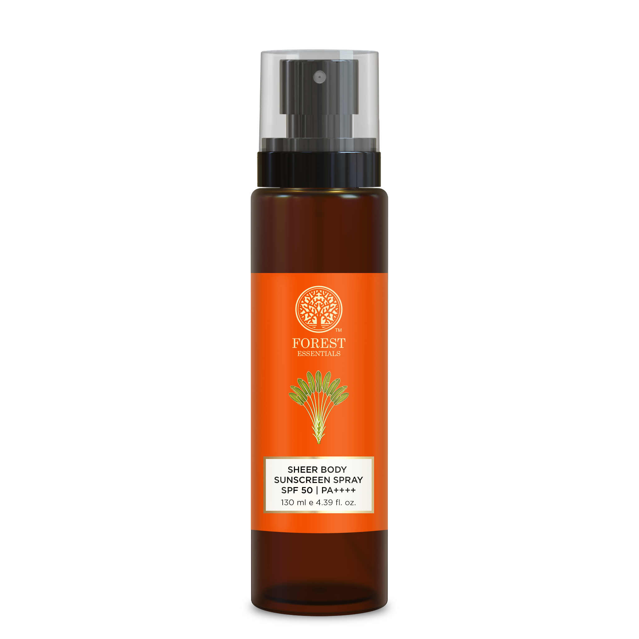 Forest Essentials Sheer Sunscreen Body Spray Spf 50 PA++++ Lightweight, No White Cast, 130ml, Buy from Indicrest
