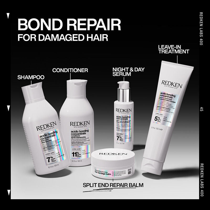 Redken Acidic Bonding Concentrate Conditioner With Citric Acid - Bond Repair For Damaged Hair, 300ml