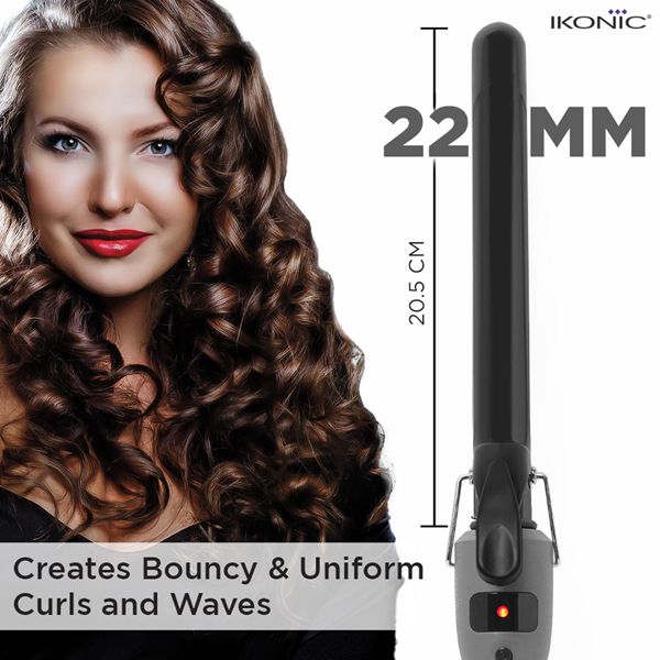 Ikonic Me Curl-me-up Hair Styler, Grey, 22 mm Buy at Indicrest Image 3