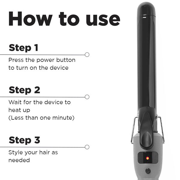 Ikonic Me Curl-me-up Hair Styler, Grey, 28 mm Buy at Indicrest Image 2