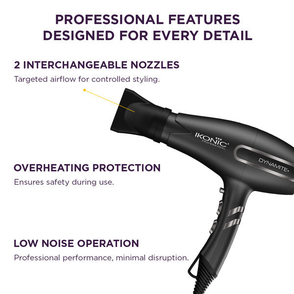 Ikonic Professional Dynamite+ Hair Dryer Buy at Indicrest Image 5