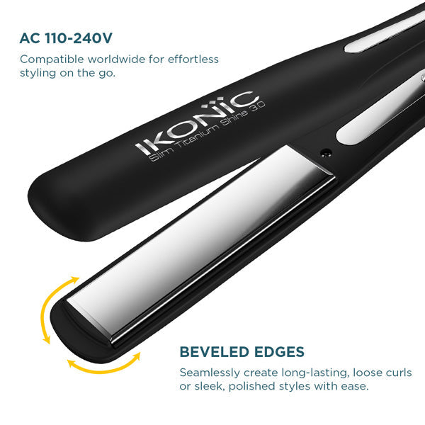 Ikonic Professional Hair Straightener - Slim Titanium Shine 3.0 Buy at Indicrest Image 5