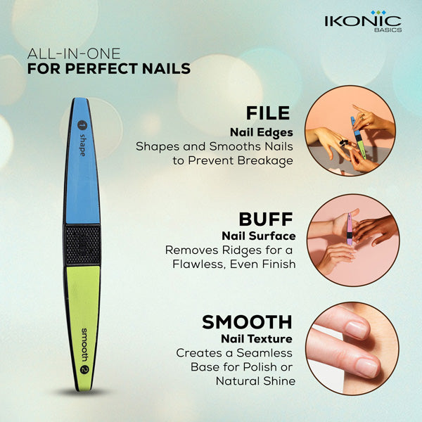 Ikonic Basics Nail Buffer 4 in 1 IKB-712C Buy at Indicrest Image 5
