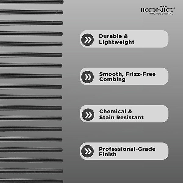 Ikonic Professional Hair Dressing Comb Set- (Set of 10 Pieces) Buy at Indicrest Image 3