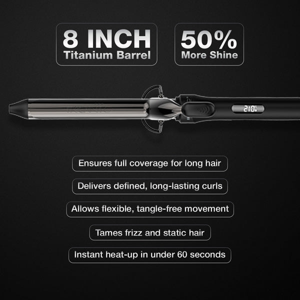 Ikonic Professional Curling Tong 2.0 Hair Curler, Size 25 Buy at Indicrest Image 4