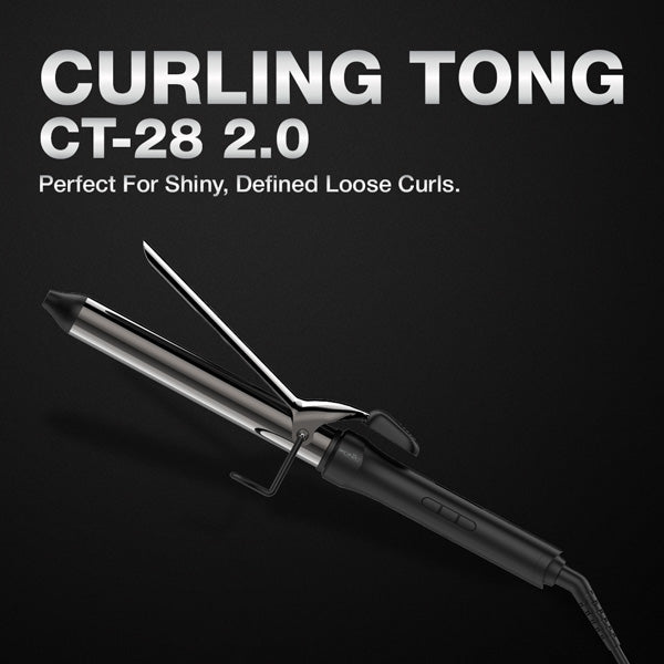 Ikonic Professional Curling Tong 2.0 Hair Curler, Size 28 Buy at Indicrest Image 2