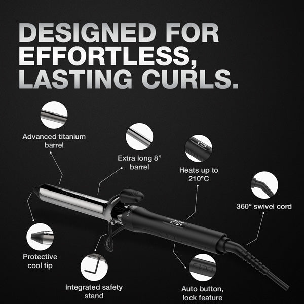 Ikonic Professional Curling Tong 2.0 Hair Curler, Size 28 Buy at Indicrest Image 3