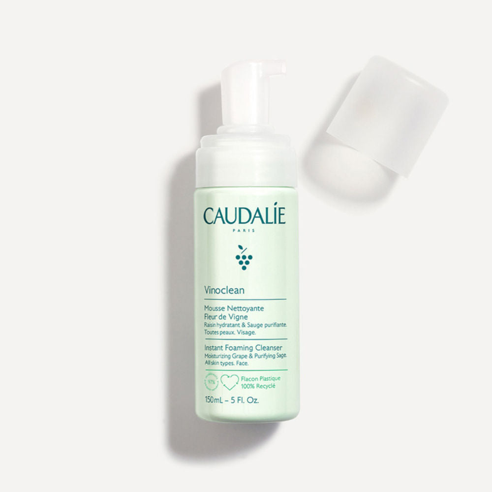 Caudalie Vinoclean Instant Foaming Cleanser Mini, Face Wash, 50ml