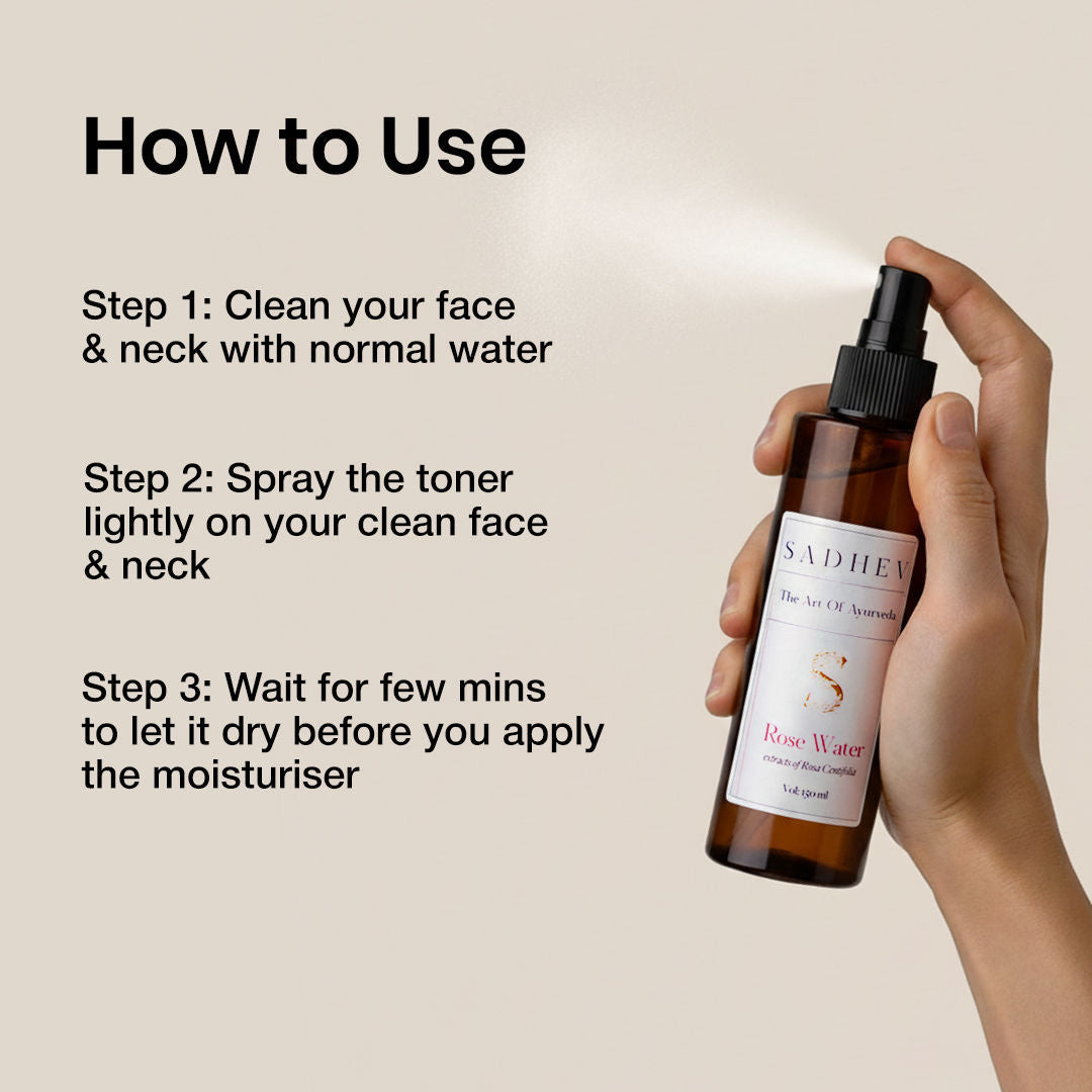 Sadhev Natural Rose Water, 150ml