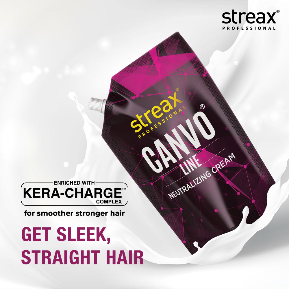 Streax Professional Canvoline Hair Intense Neutralizing Cream, 500g Buy at Indicrest Image 3