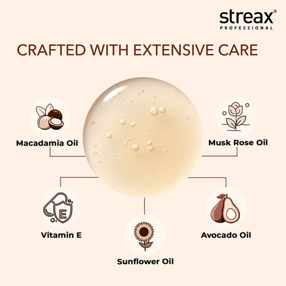 Streax Professional Vitariche Care Repair Max Hair Serum, 100ml Buy at Indicrest Image 3