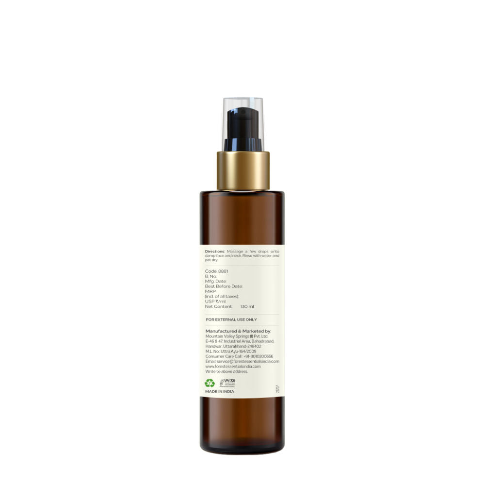 Forest Essentials Delicate Facial Cleanser with Saffron & Neem - Ayurvedic Face Wash For Oily Skin, 130ml