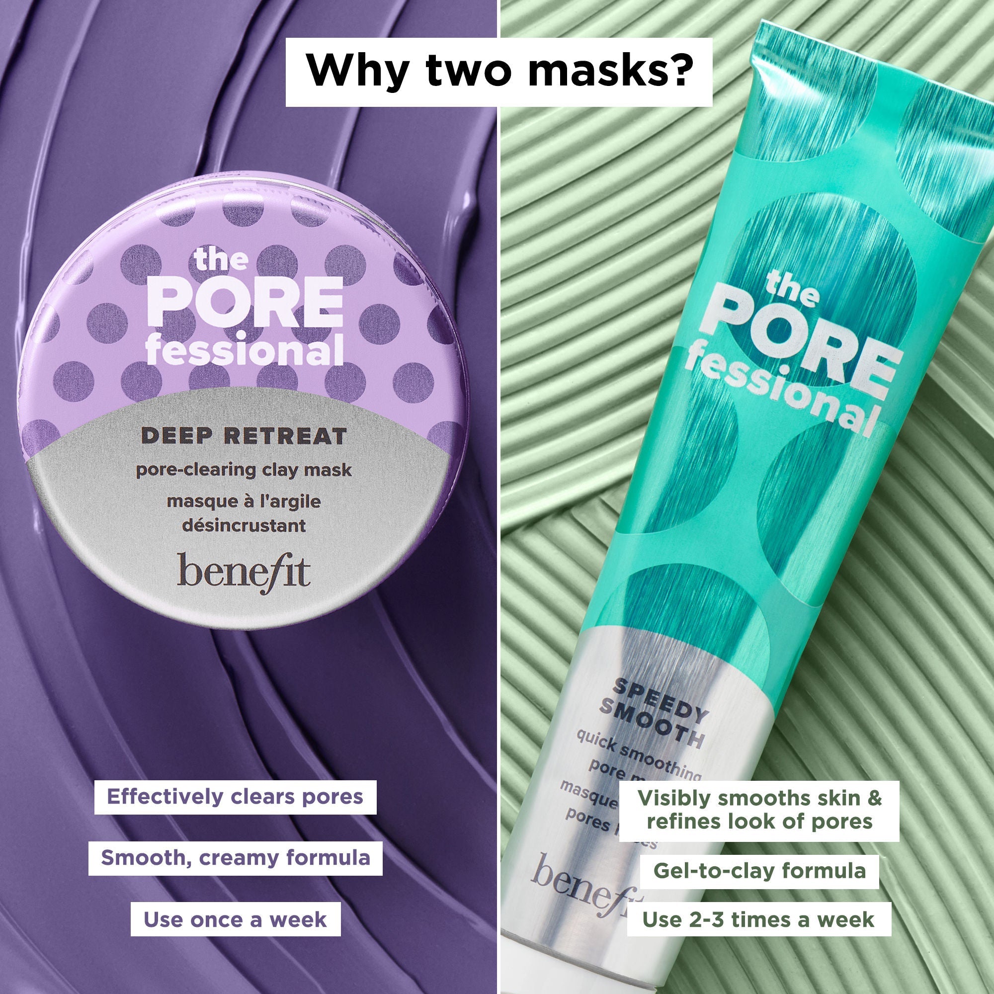 Benefit Cosmetics The Porefessiol Speedy Smooth Pore Mask, 75g