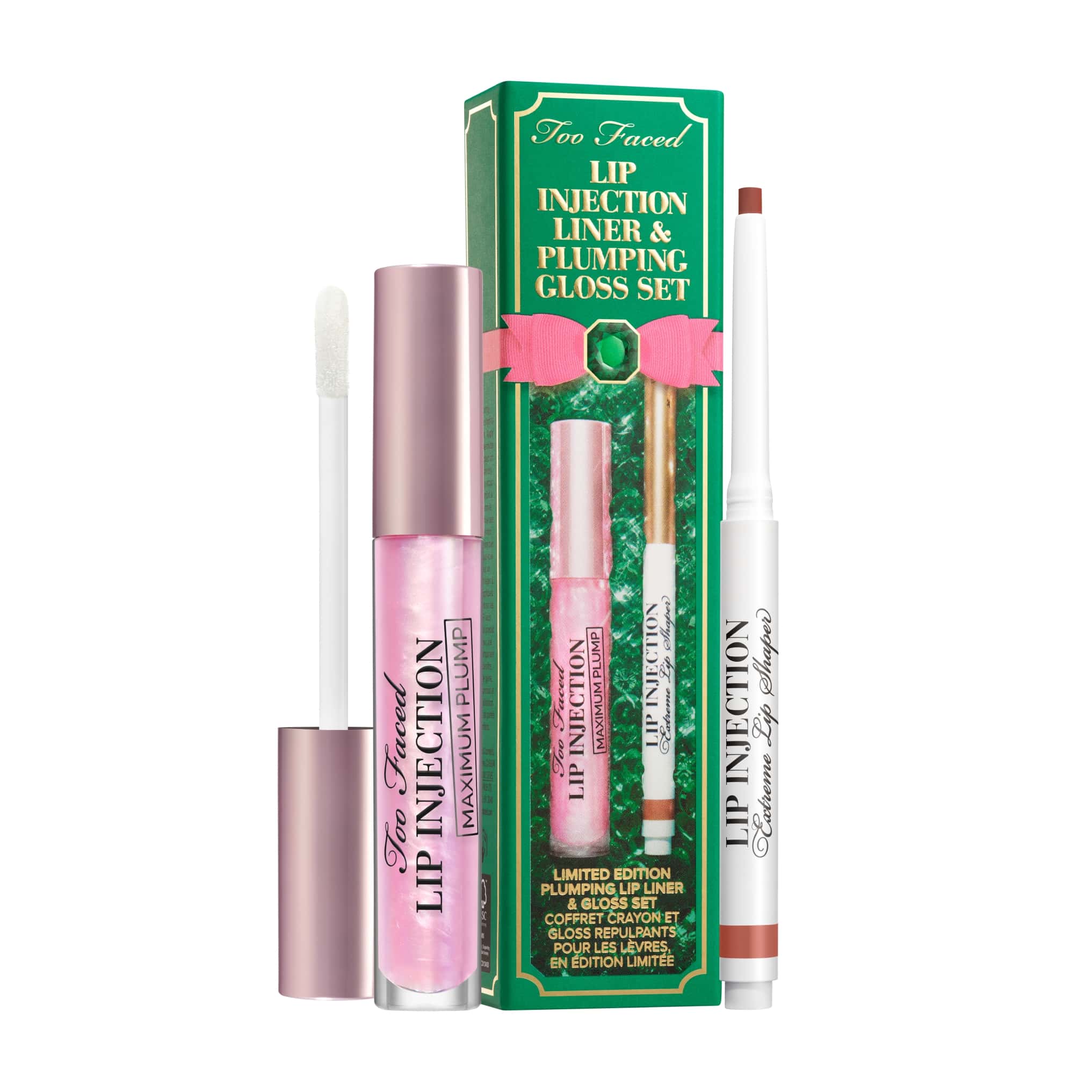 Too Faced Lip Injection Liner & Plumping Gloss Set, 4.38g, Buy from Indicrest