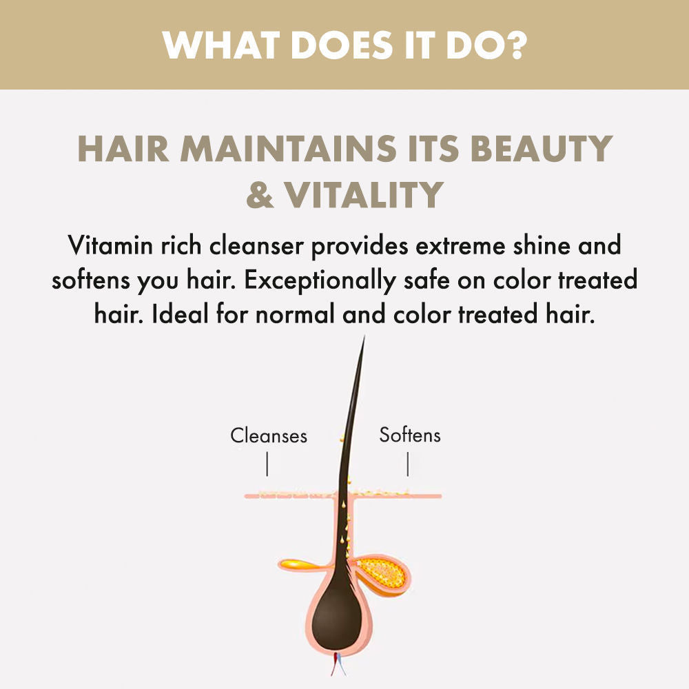 ALFAPARF MILANO Diamond Shampoo With Linseed Extract For Glossy Hair, Shine & Moisture, Sulfate Free, 1000ml