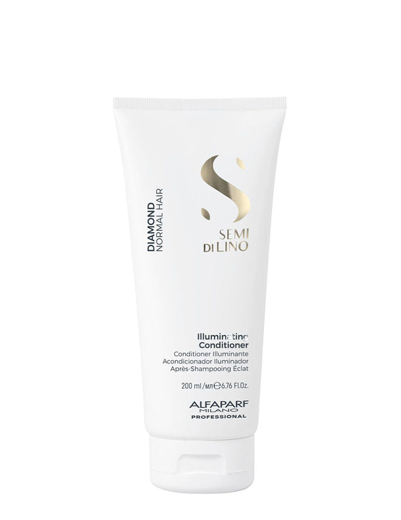 ALFAPARF MILANO Diamond Conditioner for Split-Ends, Adds Gloss & Shine For Frizzy Hair, Sulfate Free, 200ml