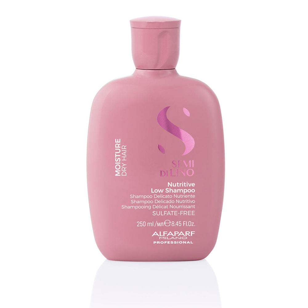 ALFAPARF MILANO Nutritive Hydration Shampoo with linseed/Flaxseeds for Dry & Frizzy, Colored Hair, 250ml