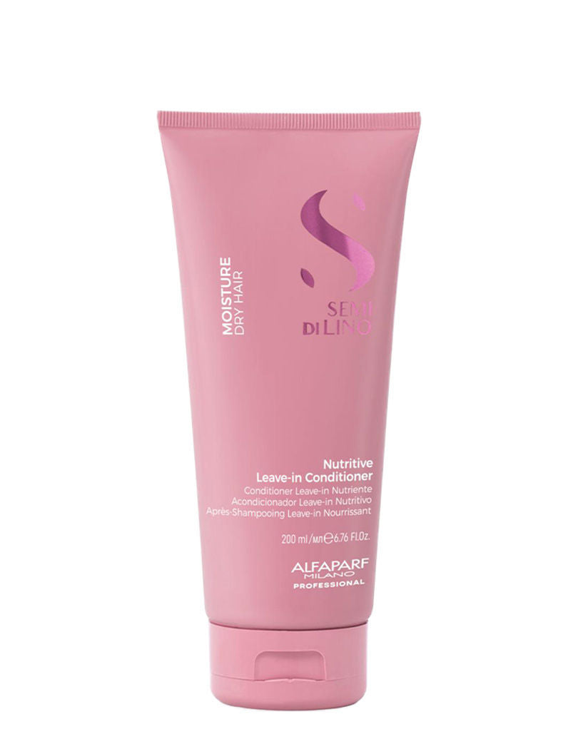ALFAPARF MILANO Leave In Conditioner For Dry, Frizzy Hair, Hydrating Formula with Flaxseeds, 200ml