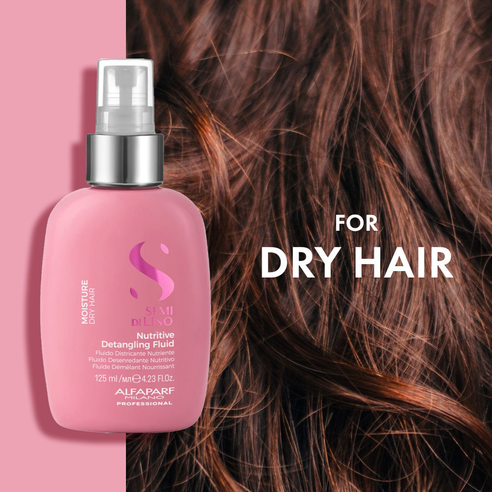 ALFAPARF MILANO Nutritive Detangling Serum For Frizzy & Dry Hair, Sulfate Free, 125ml