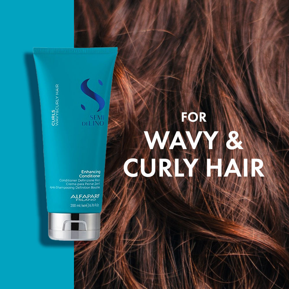 ALFAPARF MILANO Curly Hair Conditioner For Curly Hair, Reduces Frizz, Sulfate Free, 200ml