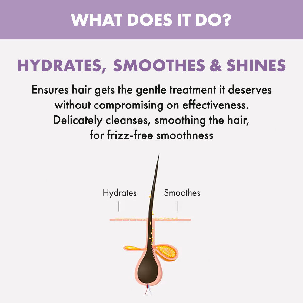 ALFAPARF MILANO Smoothing Shampoo For Dry & Frizzy Hair, Adds Smoothness, Sulfate Free, 250ml