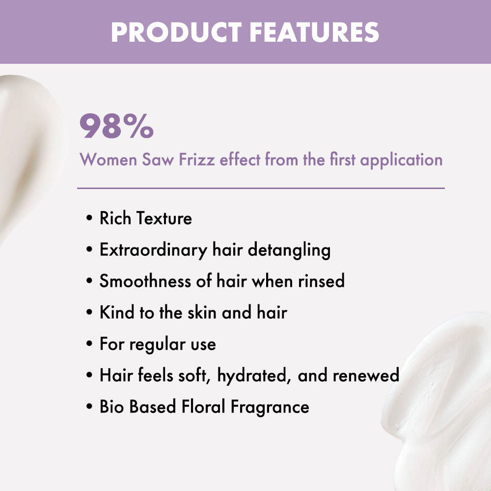 ALFAPARF MILANO Smoothing Mask - Dry & Rebel Hair, Sulfate & Paraben Free, 500ml