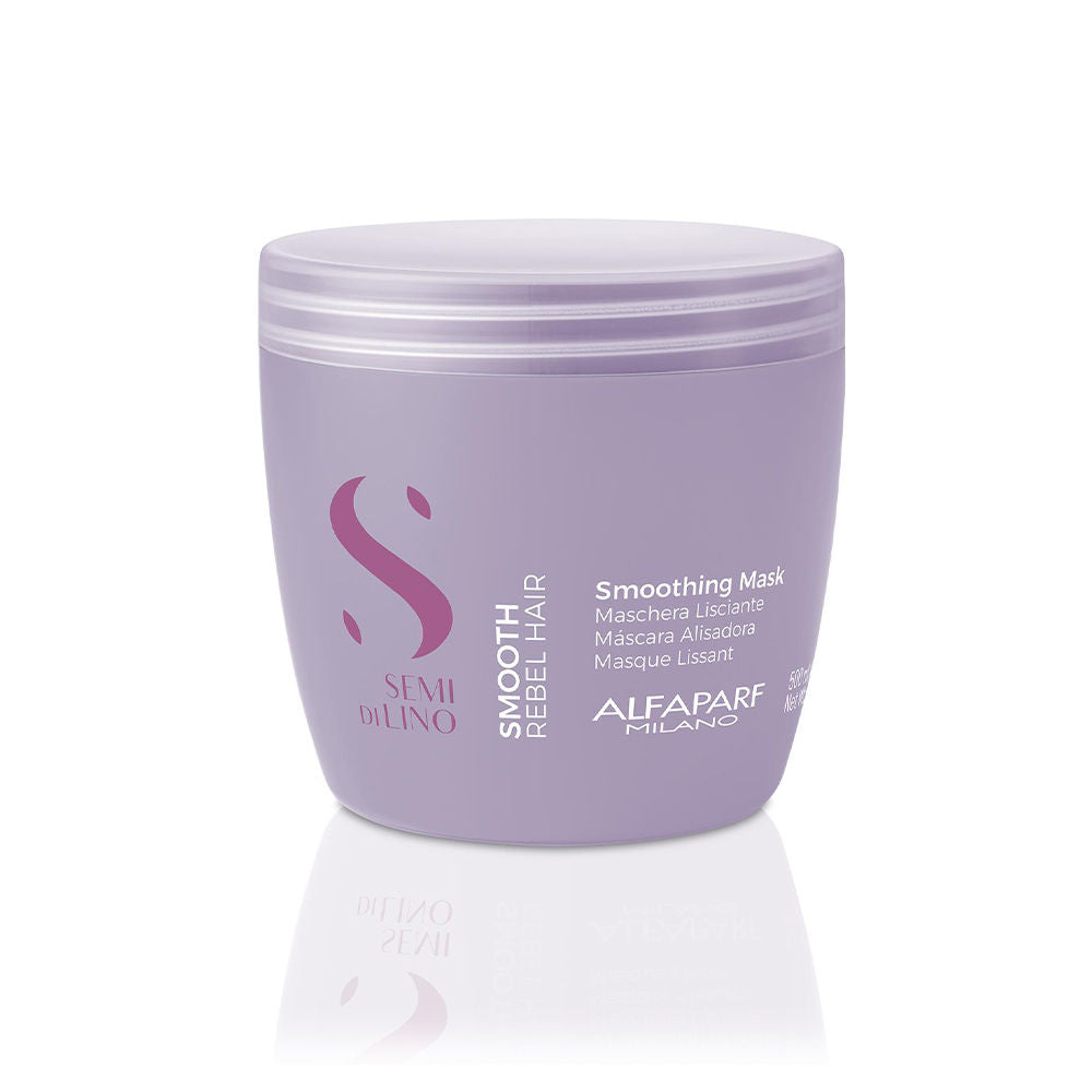 ALFAPARF MILANO Smoothing Mask - Dry & Rebel Hair, Sulfate & Paraben Free, 500ml
