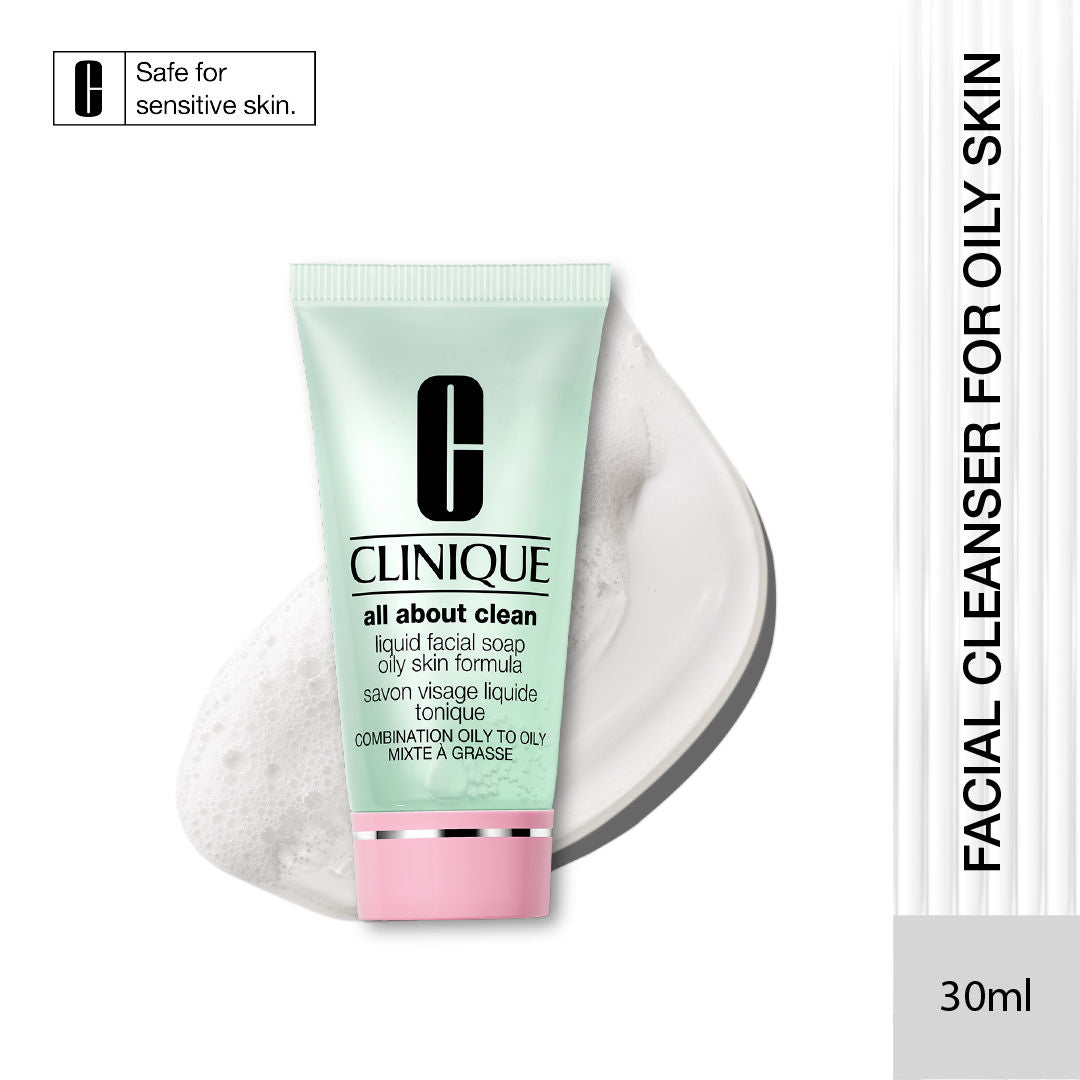 Clinique Liquid Facial Soap Oily Skin - Combination Oily To Oily Facewash, 30ml, Buy from Indicrest
