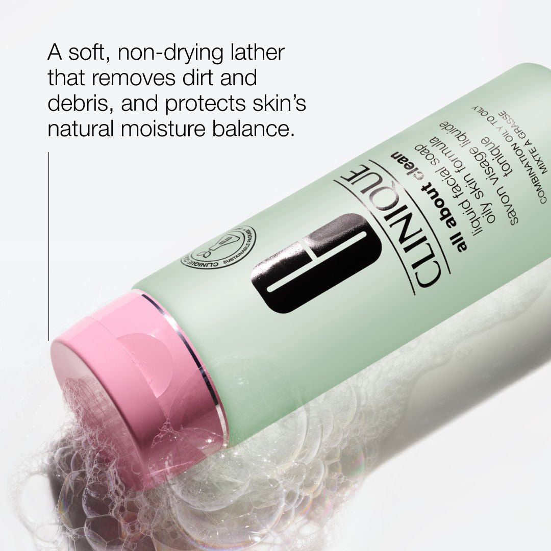 Clinique Liquid Facial Soap Oily Skin - Combination Oily To Oily Facewash, 200ml