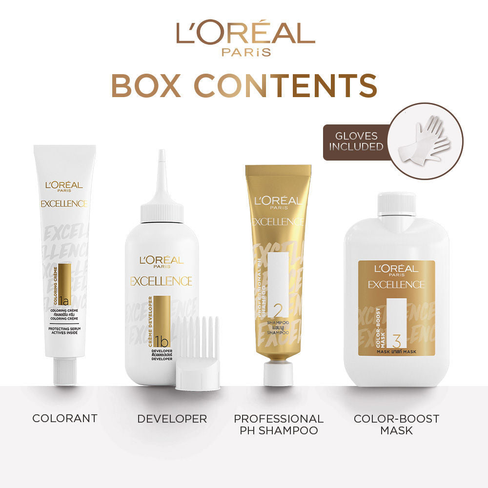 L'Oreal Paris Excellence Fashion Hair Color - Shade 9.13 Golden Beige Blonde, 172ml Buy at Indicrest Image 6