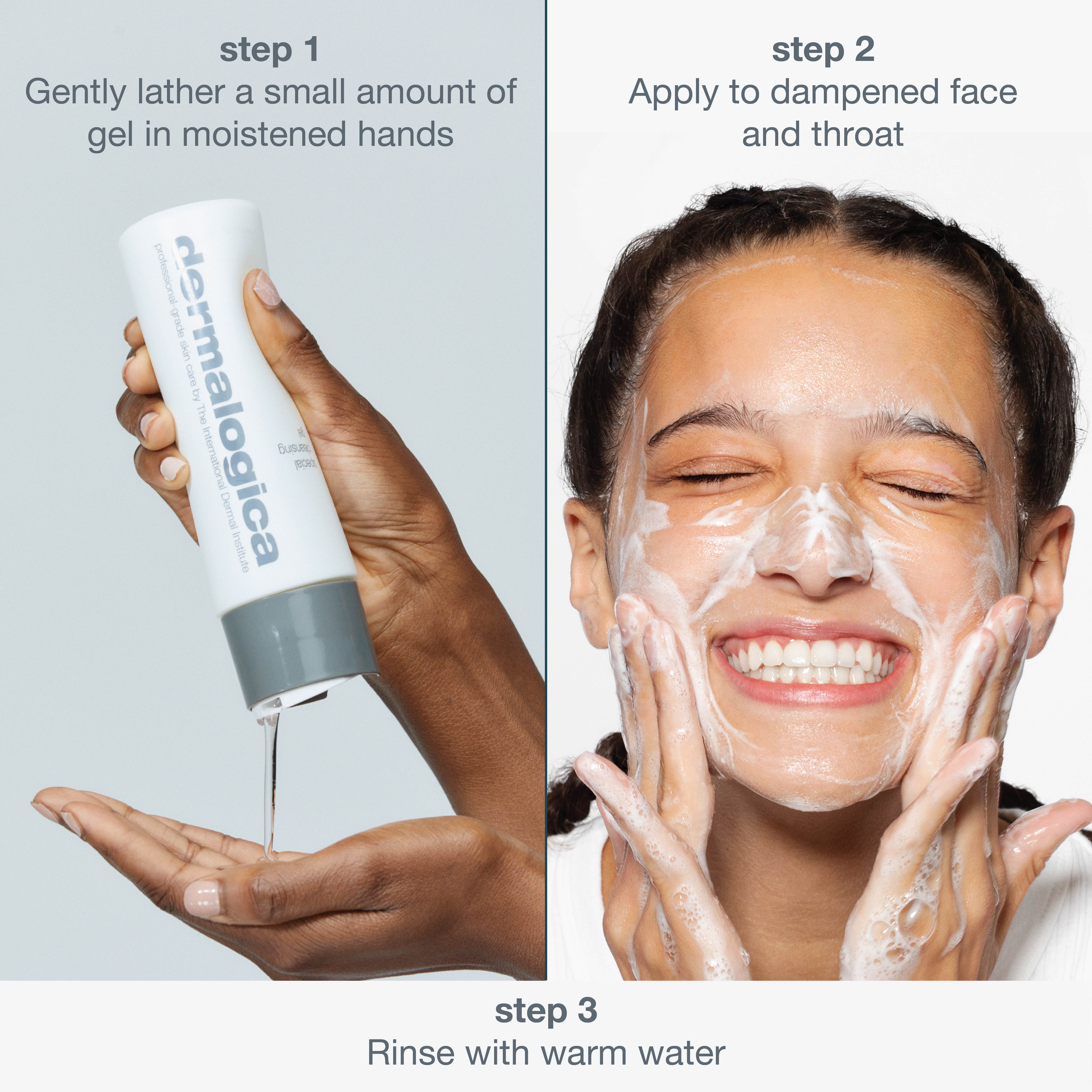 Dermalogica Special Cleansing Gel Face Wash With Balm Mint, Lavender & Soap Bark, 250ml