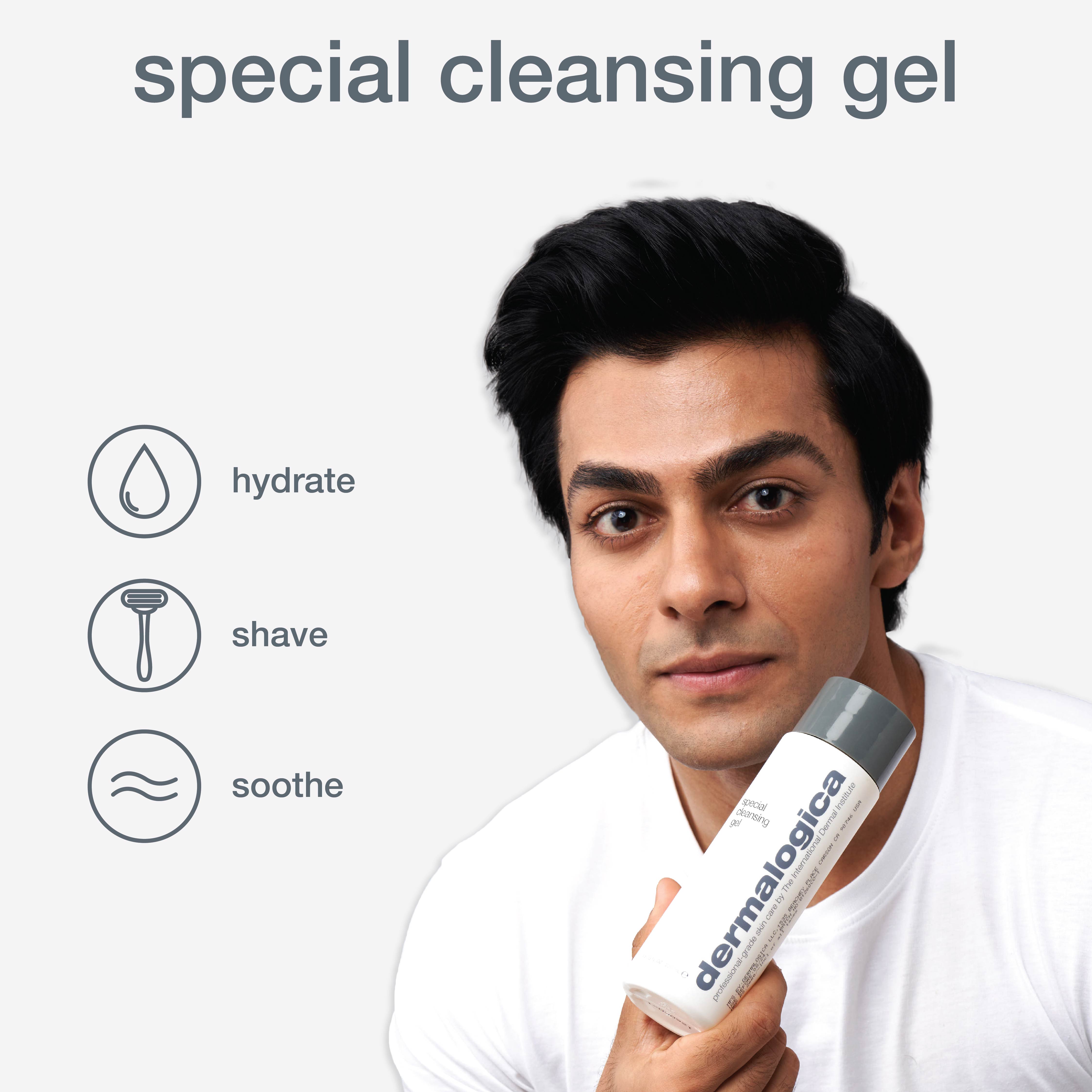 Dermalogica Special Cleansing Gel Face Wash With Balm Mint, Lavender & Soap Bark, 250ml