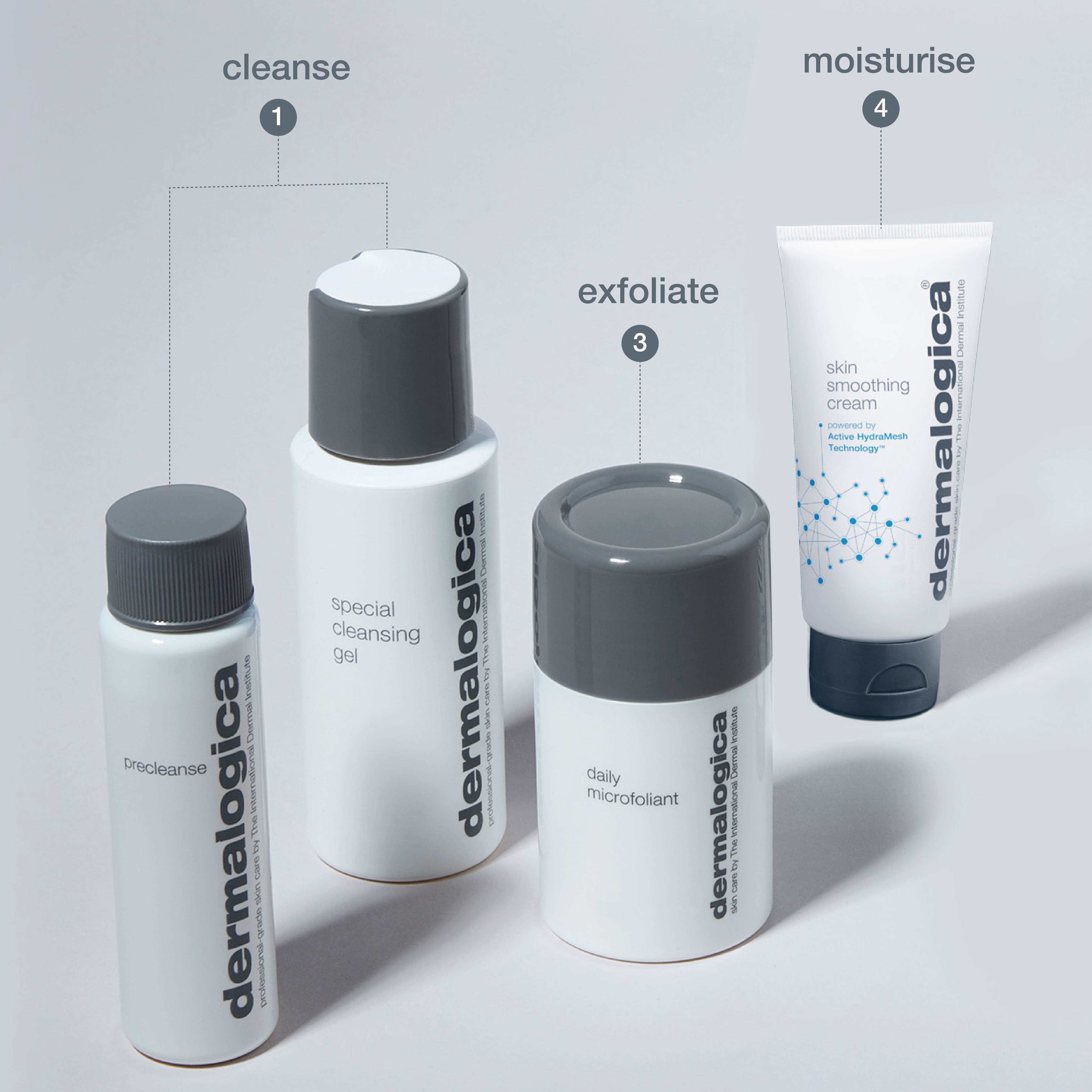 Dermalogica Skin Smoothing Cream Face Moisturiser Mini With Hyaluronic Acid & Vitman E, 15ml