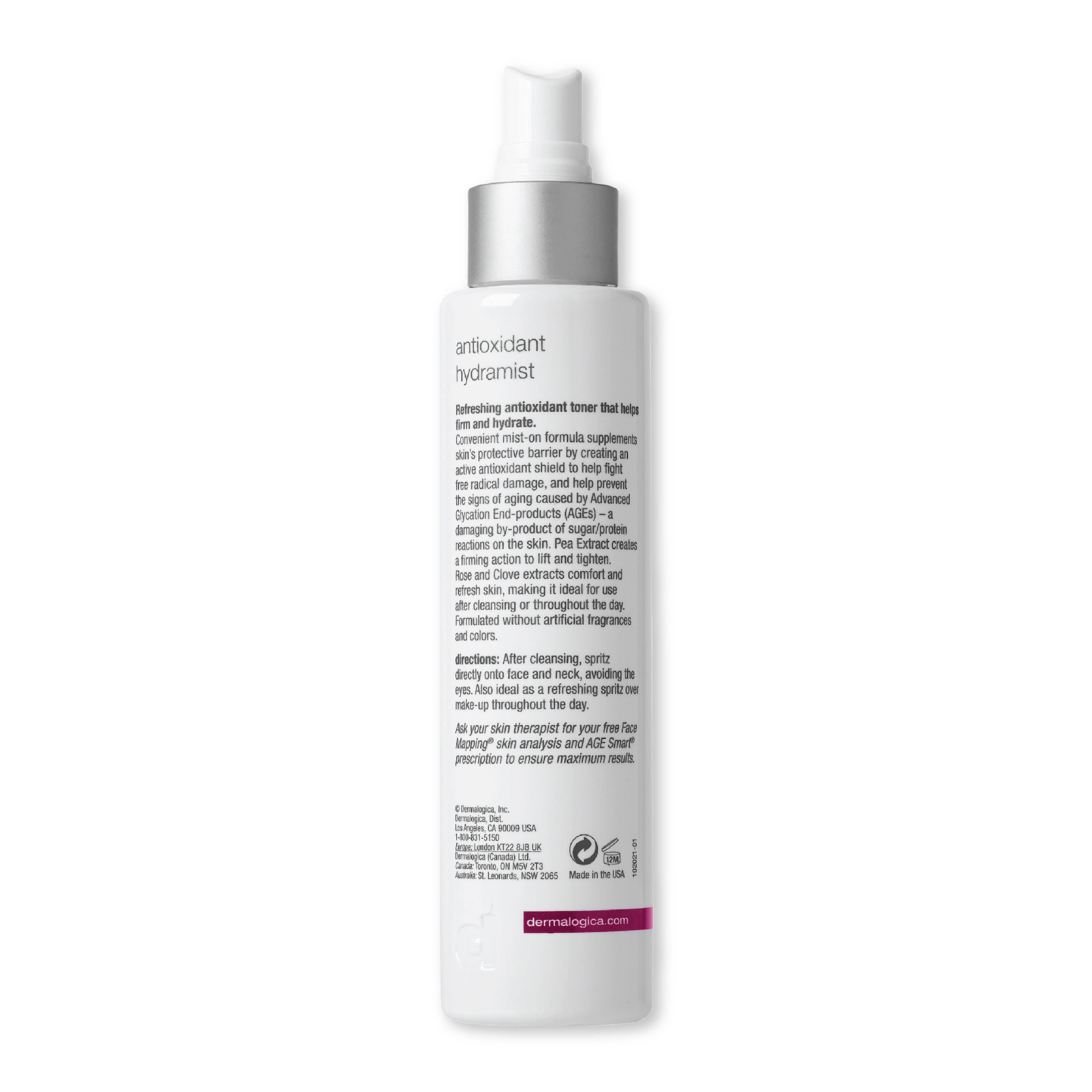 Dermalogica Antioxidant Hydramist Toner With Rose, 150ml