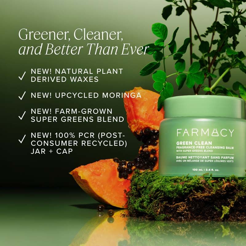 Farmacy Beauty Clearly Clean Makeup Removing Cleansing Balm, 100ml