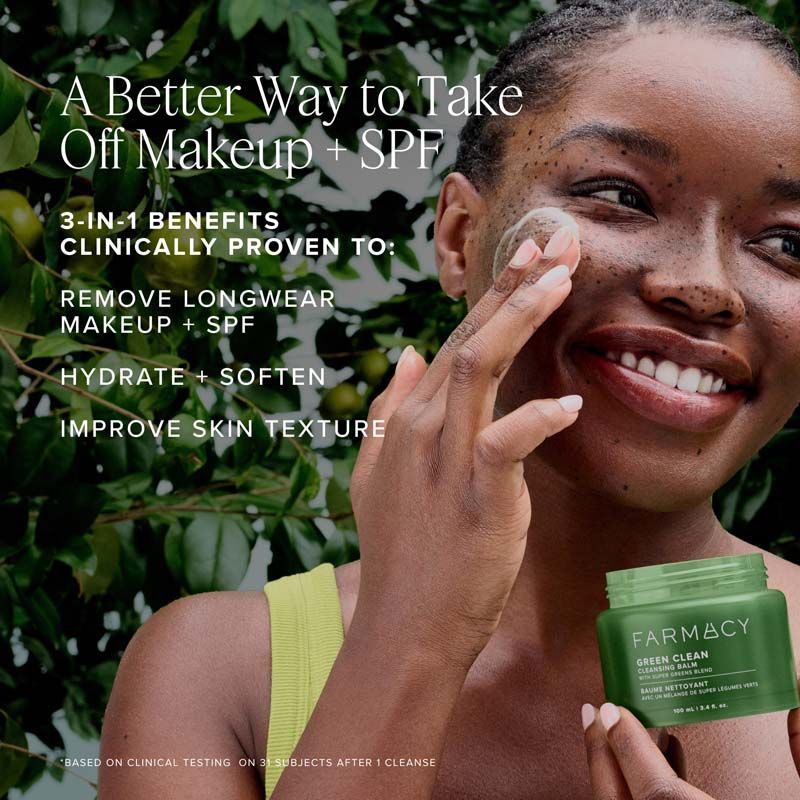 Farmacy Beauty Green Clean Makeup Removing Cleansing Balm, 100ml