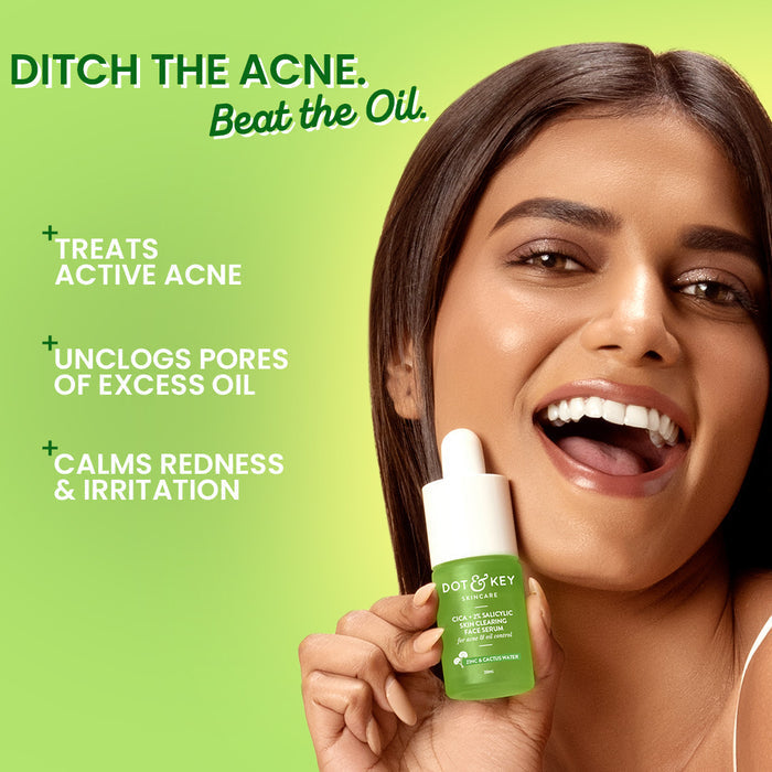 Dot & Key Cica Cactus 2% Salicylic Acid Skin Clearing Serum, 30ml - Indicrest Buy at Indicrest Image 7