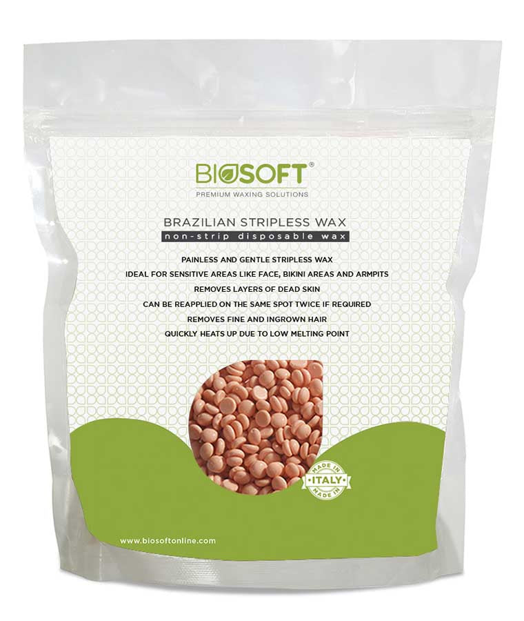 Biosoft Brazilian Bead Wax, Argan (500gm) - Indicrest Buy at Indicrest