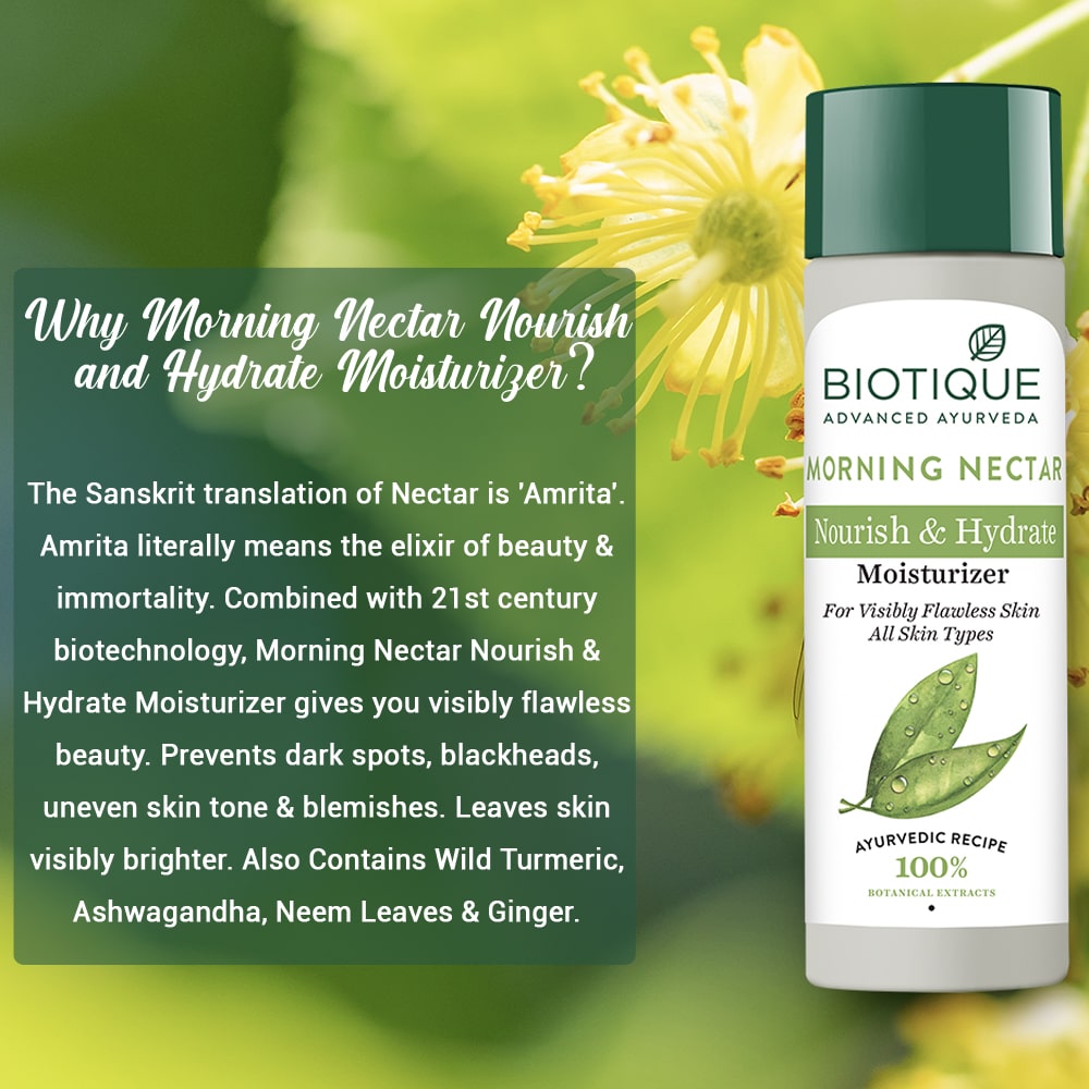 Biotique Morning Nectar Nr&H Moisturizer 190ml - Indicrest Buy at Indicrest Image 5