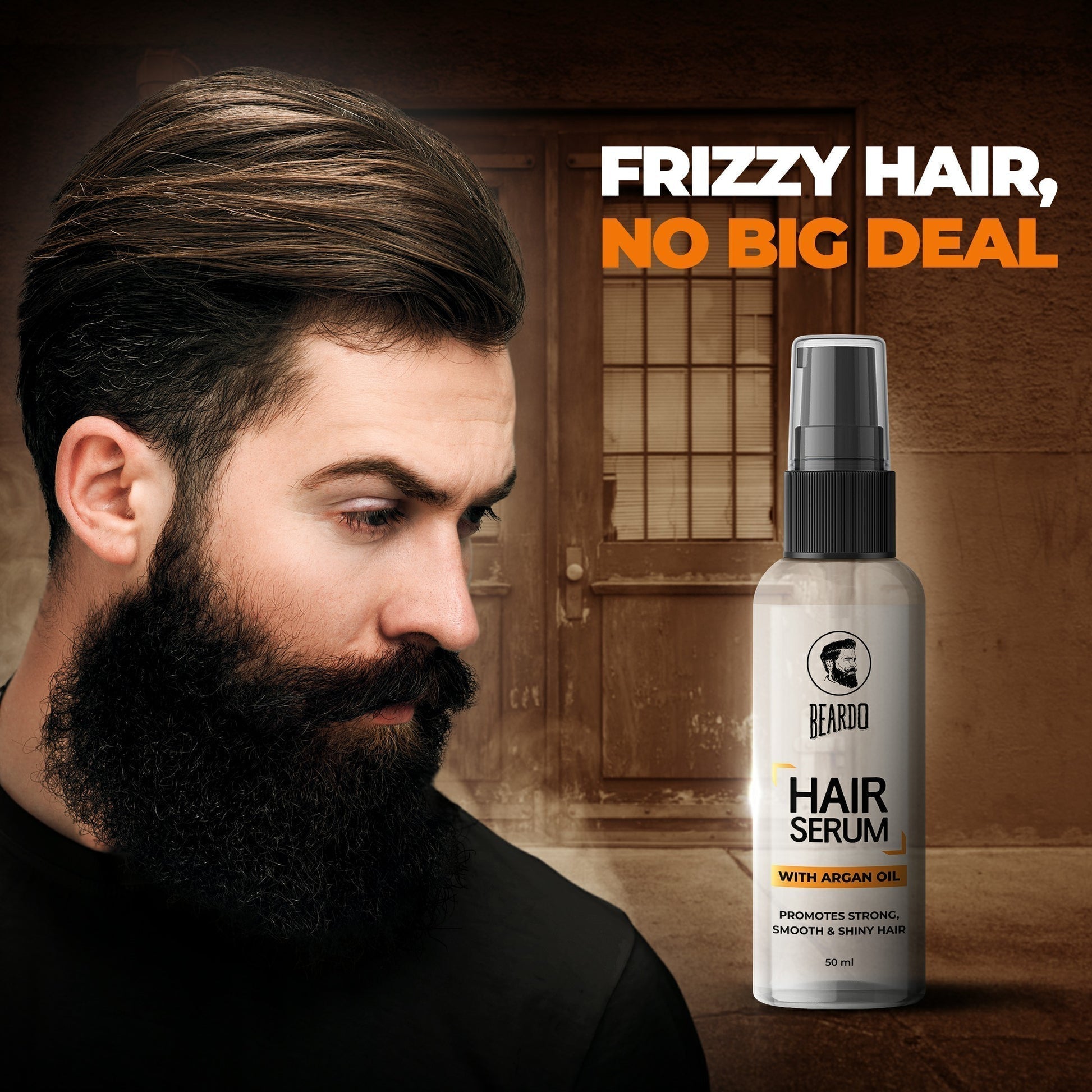 Close-up of Beardo Hair Serum texture