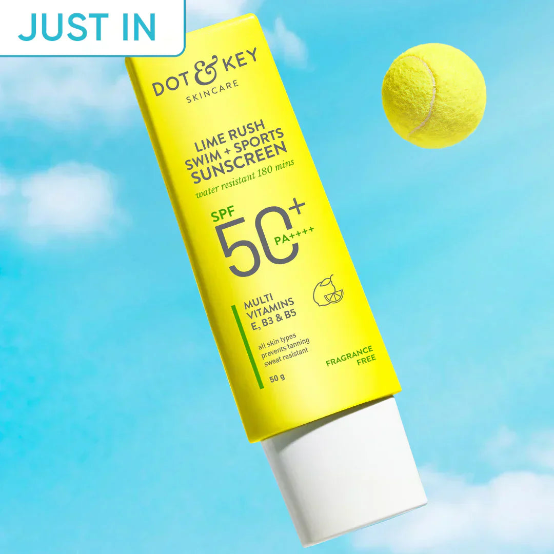 Dot & Key Lime Swim Sports Sunscreen SPF50+, 50g - Indicrest