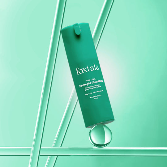 Foxtale Overnight Glow Mask For A Salon-Like Brightening Facial Overnight, 30ml Buy at Indicrest