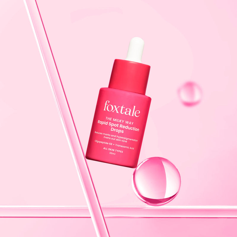 Foxtale Rapid Spot Reduction Drops 3% Tranexamic Acid and Niacinamide to treat pigmentation and dark spots, 30ml Buy at Indicrest