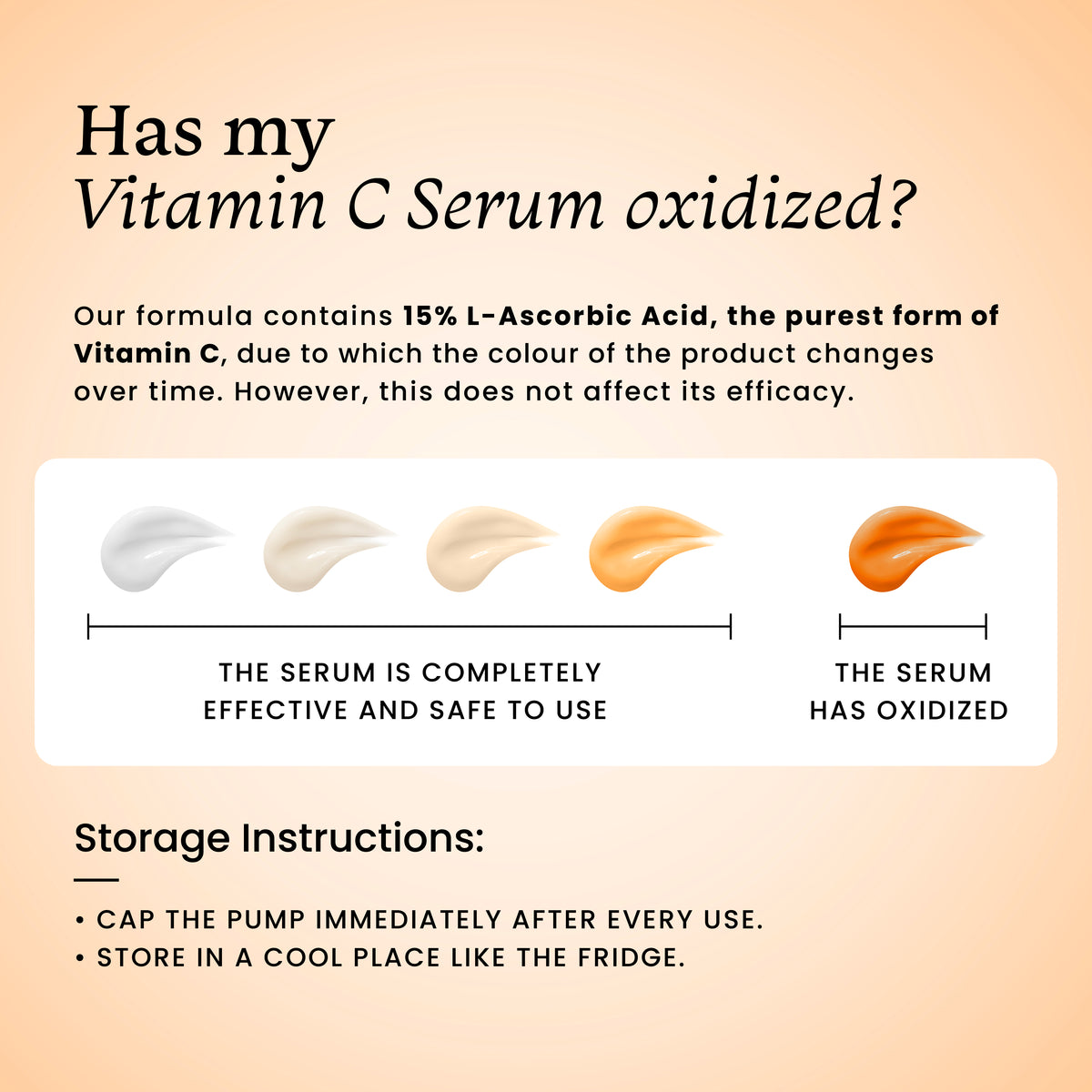Foxtale Vitamin C Serum 15% L-ascorbic acid for bright and even-tone skin, 30ml4
