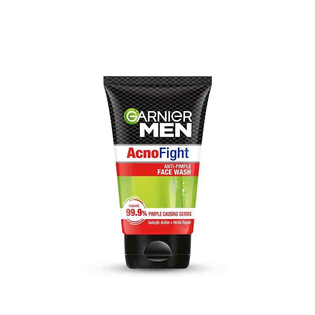 Garnier Men Acno Fight Anti Pimple Face Wash Front View Buy at Indicrest