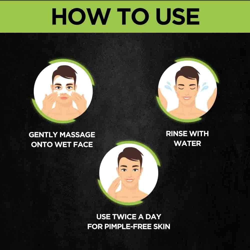 Garnier Acno Fight Face Wash Tube Flat Lay