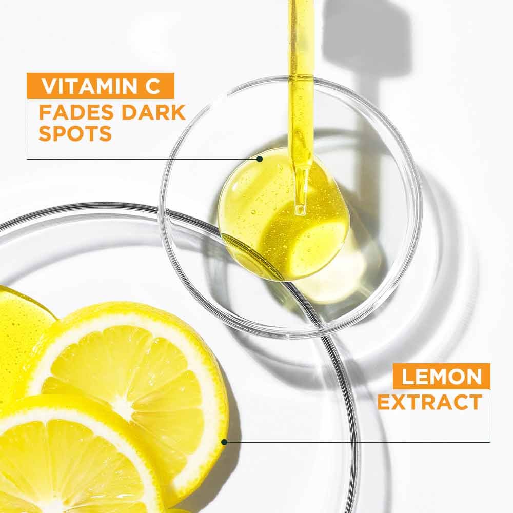 Garnier Bright Complete mask being applied to face