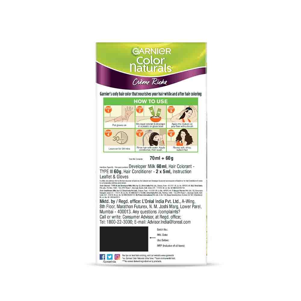 Garnier Color Naturals Hair Color Shade 3.16 Burgundy7